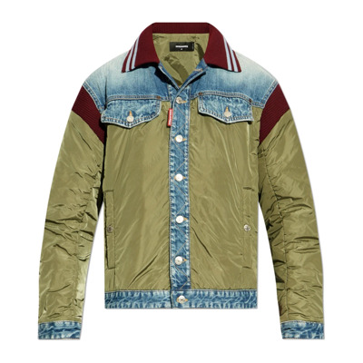 Jas gemaakt van gecombineerde materialen Dsquared2 , Multicolor , Heren