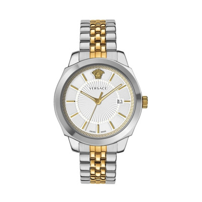 Klassieke icoon roestvrijstalen horloge Versace , Gray , Heren