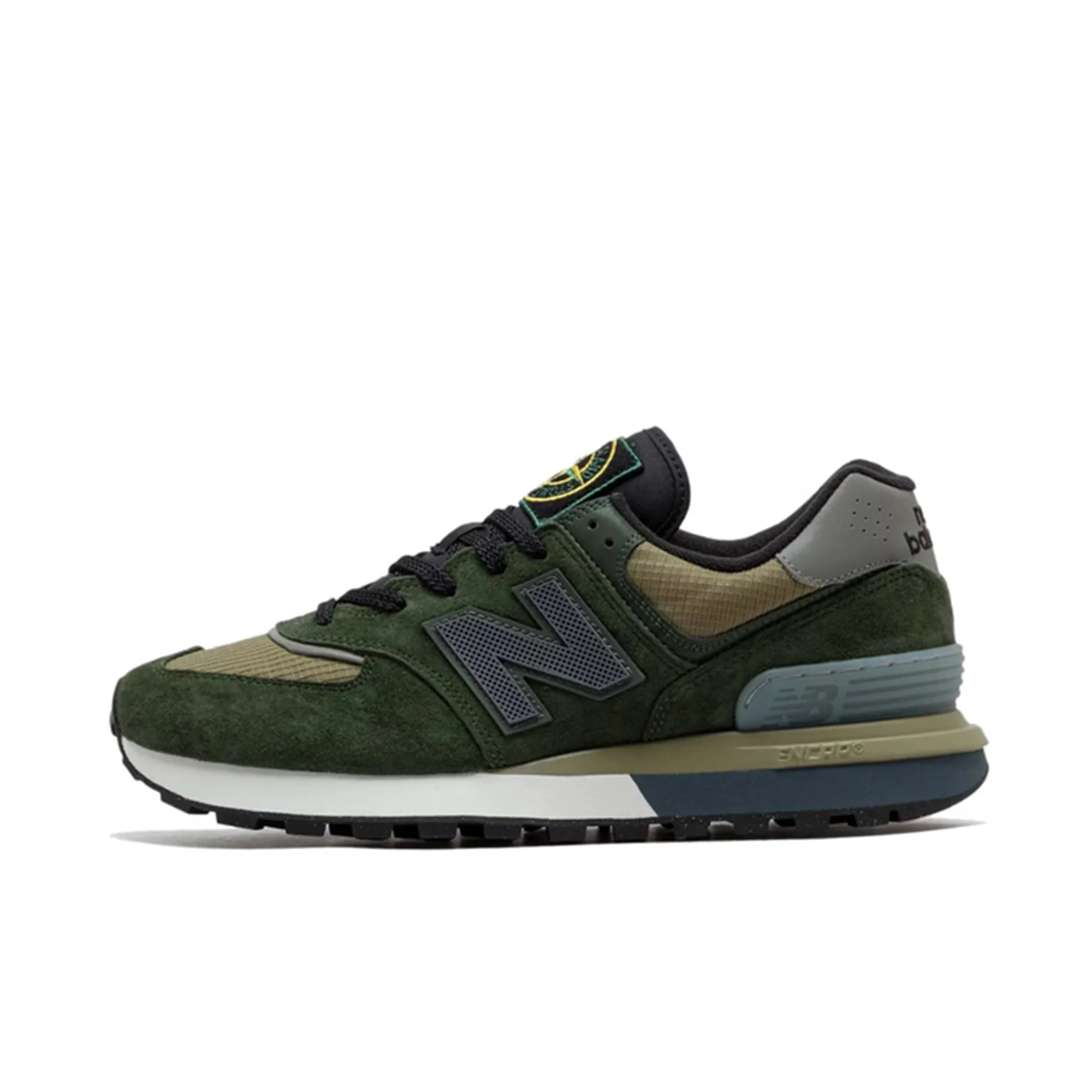 New Balance 574 legacy x stone island dark green