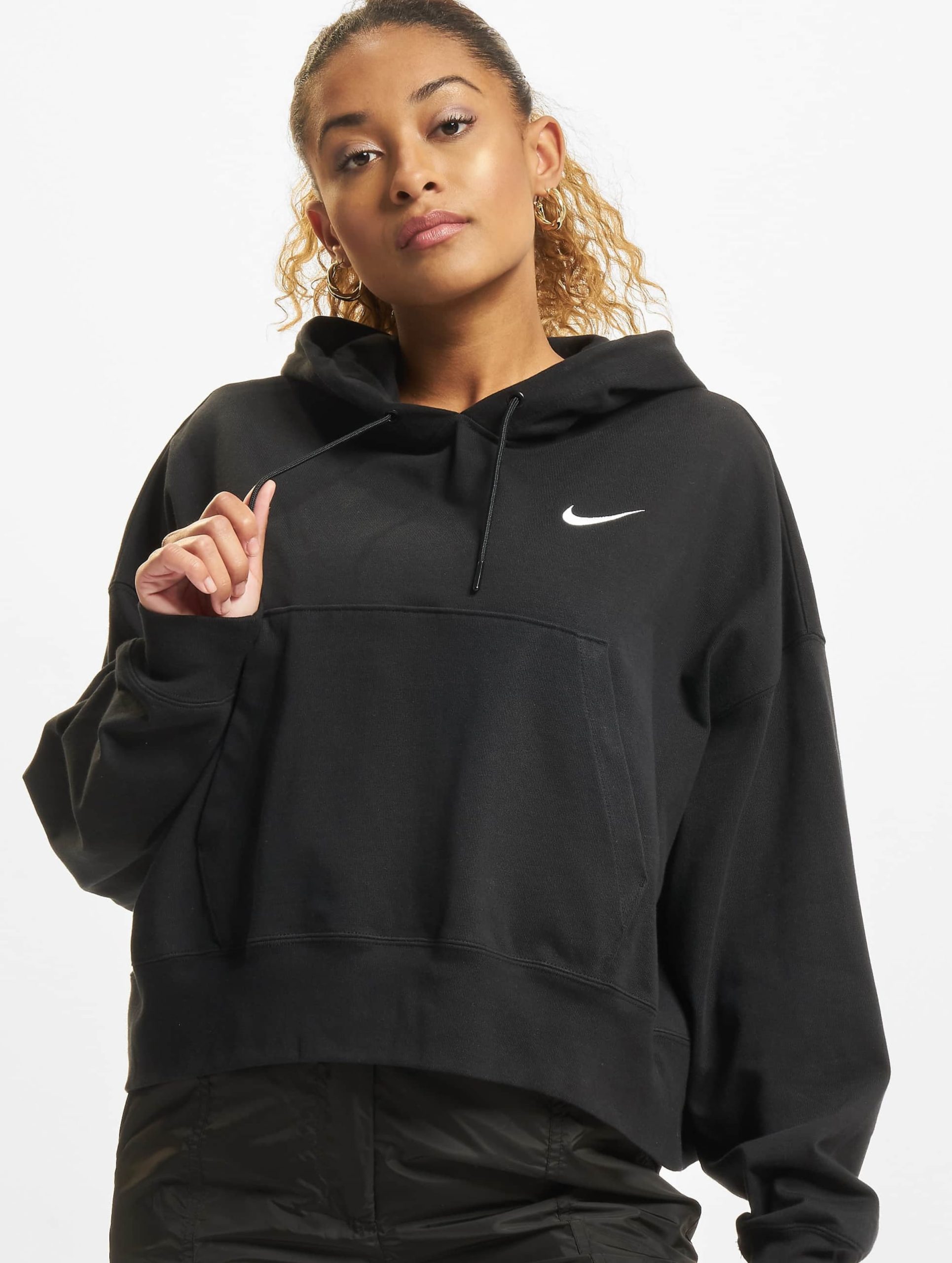 Nike Jersey Os Po Hoody Frauen,Unisex op kleur zwart, Maat M