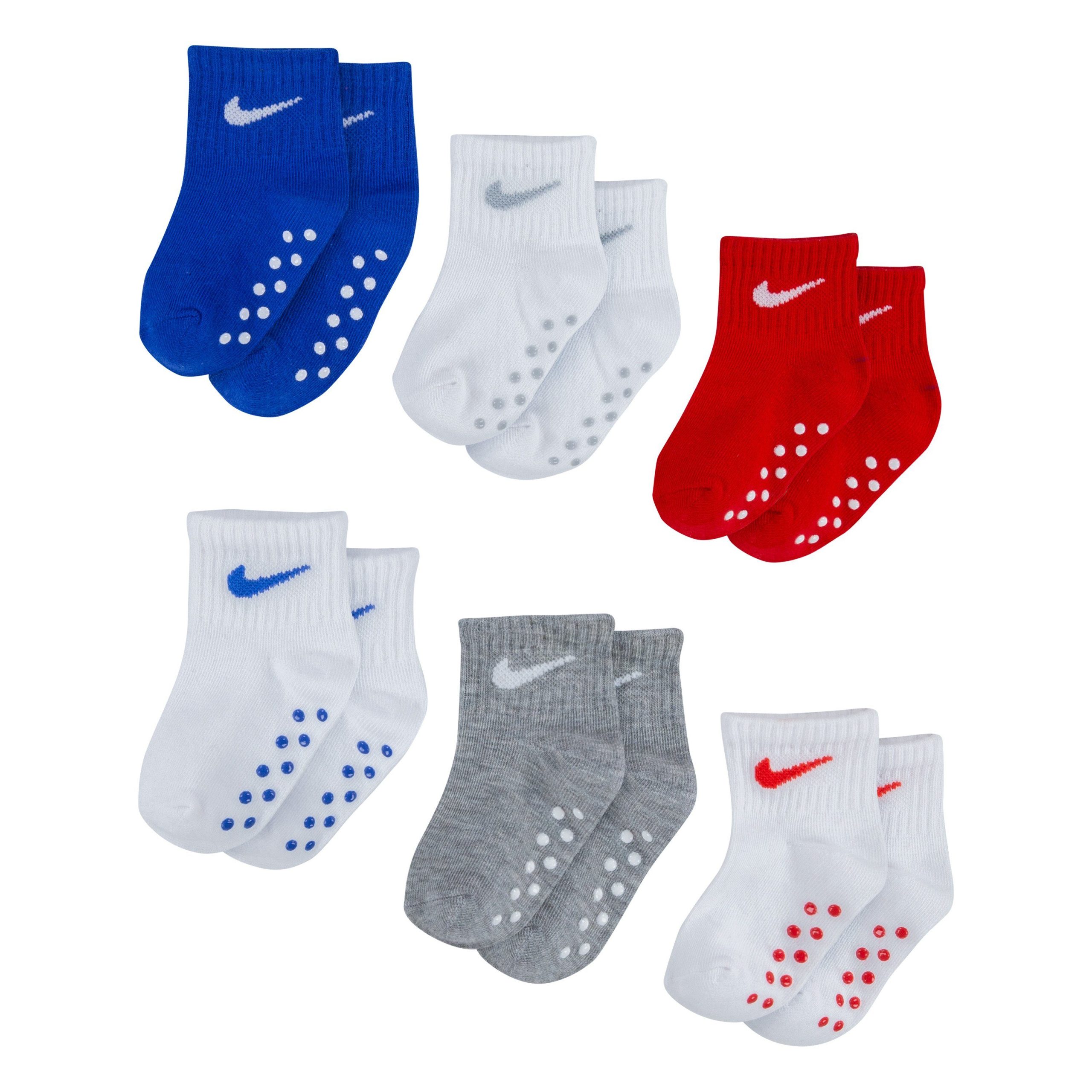 Nike Sportswear ABS-sokken POP COLOR GRIPPER INFANT/TODDLER AN (set, 6 paar)