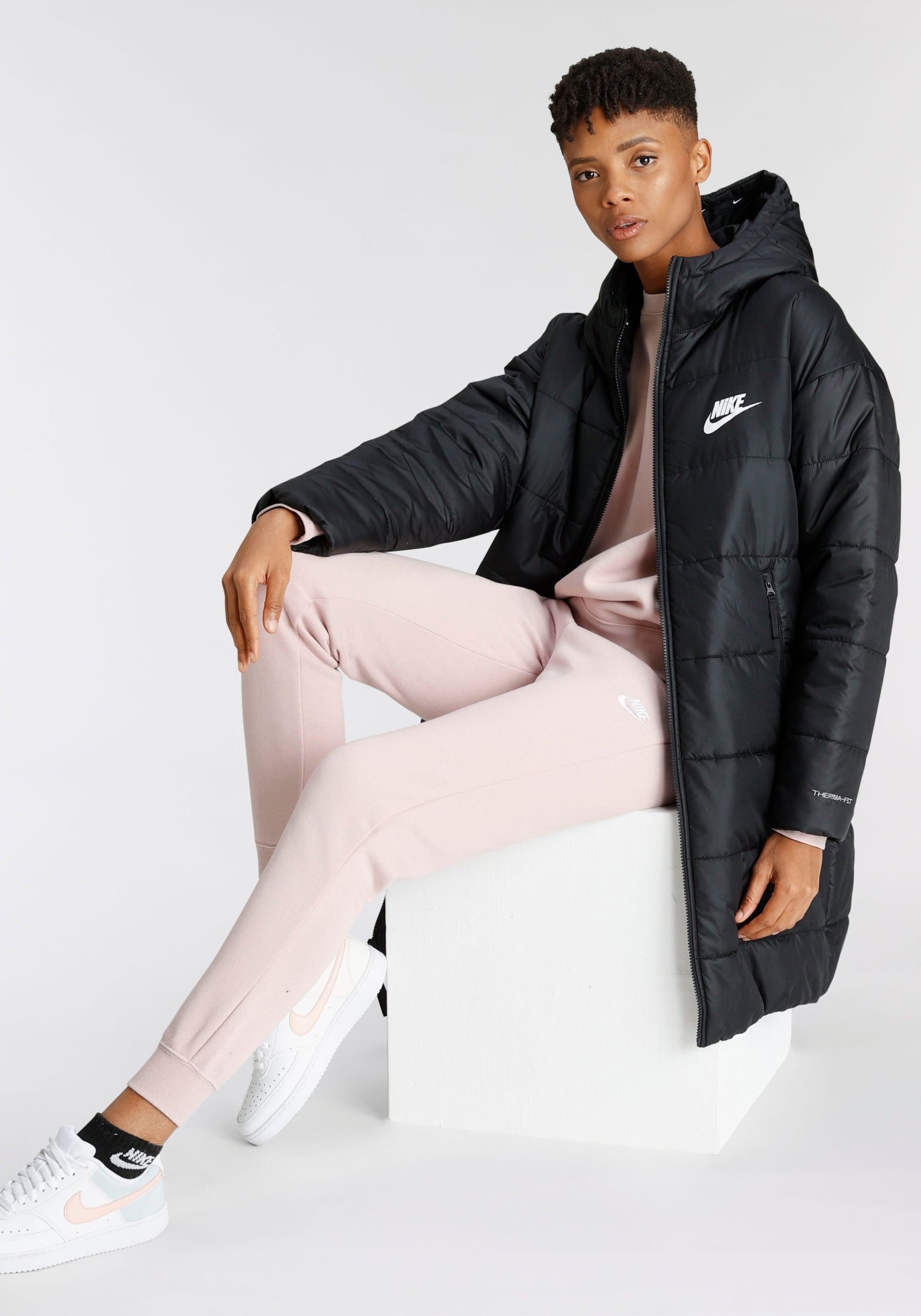 Nike Sportswear Gewatteerde jas Therma-FIT Repel Women's Hooded Parka