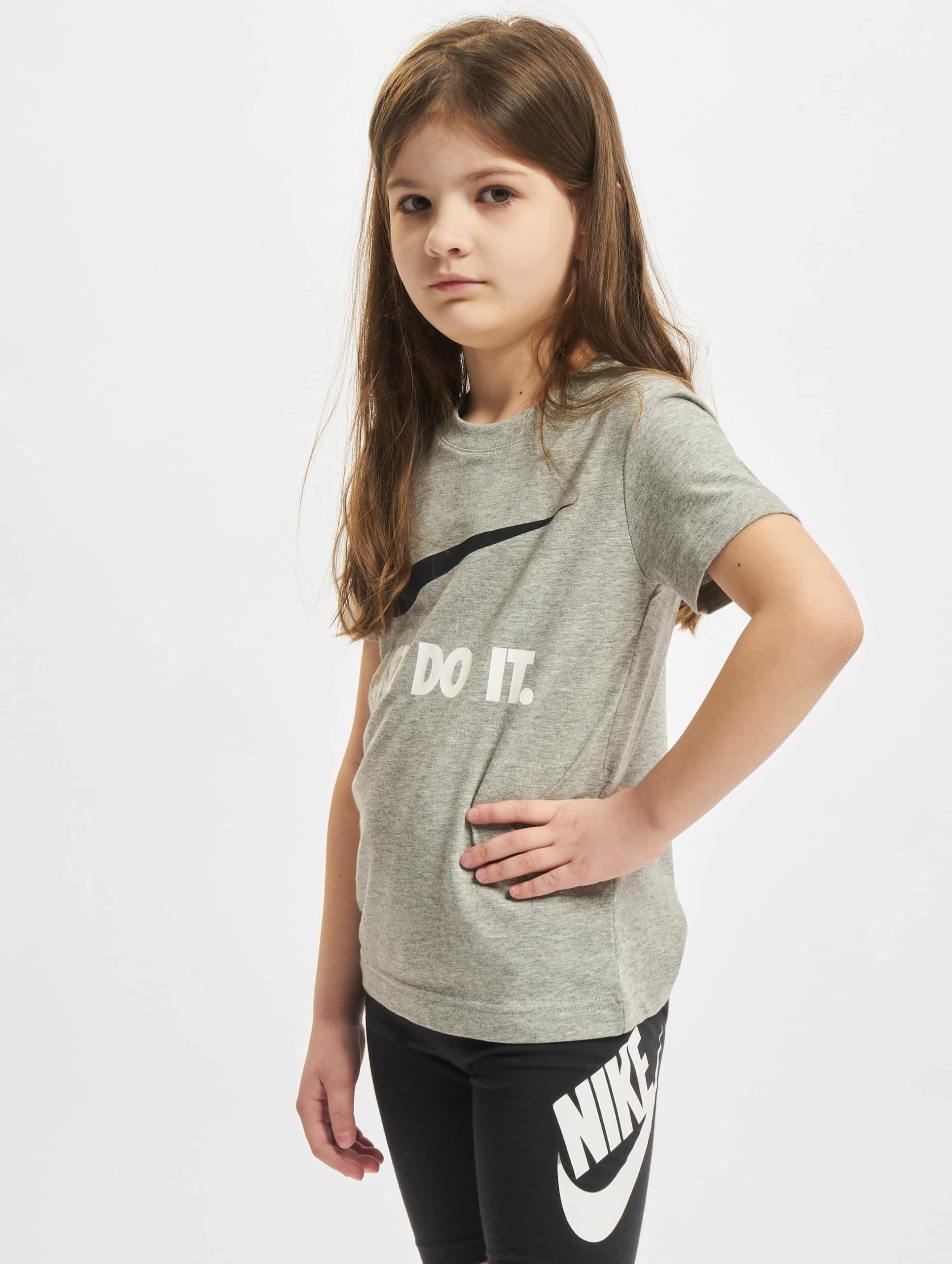 Nike Swoosh JDI T-Shirt Kinder,Unisex op kleur grijs, Maat 67_YEARS