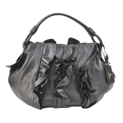 Pre-owned Leather prada-bags Prada Vintage , Black , Dames