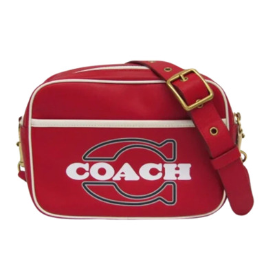 Pre-owned Leather shoulder-bags Coach Pre-owned , Red , Dames