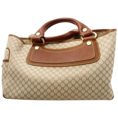 Preated canvas celine-bags Celine Vintage , Beige , Dames