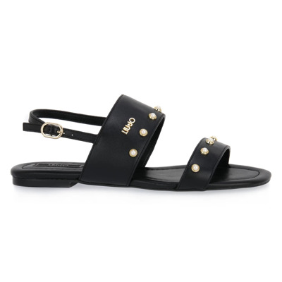 Rachele 01 Platte Sandalen Liu Jo , Black , Dames