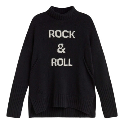 Rock & Roll Zwarte Coltrui Zadig & Voltaire , Black , Dames