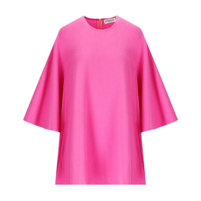 Roze Evidence A-lijn Jurk met Wijde Mouwen Essentiel Antwerp , Pink , Dames