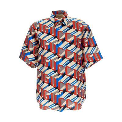 Short Sleeve Shirts Gucci , Multicolor , Heren