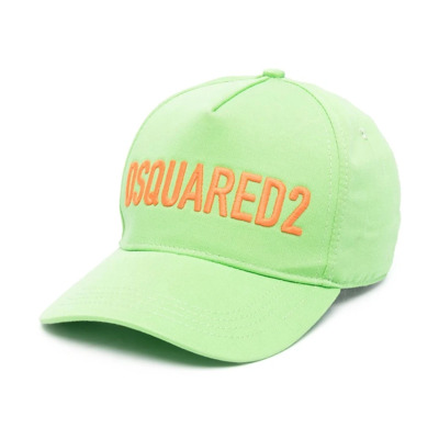 Stijlvolle Katoenen Pet voor Heren Dsquared2 , Green , Heren