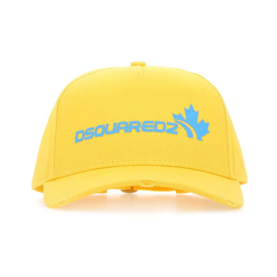 Stijlvolle pet voor modebewuste mannen Dsquared2 , Yellow , Heren