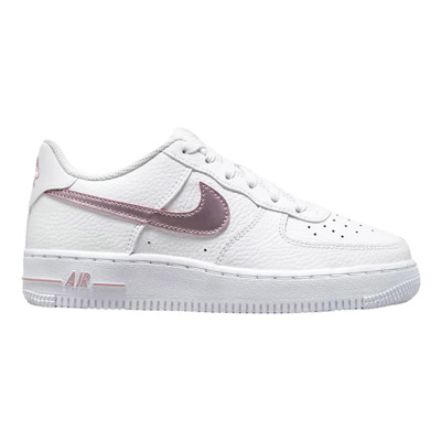 Wit Roze Glazuur Air Force 1 Low Nike , White , Heren
