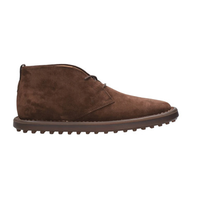 Zakelijke Schoenen, Bruin Suède Leer, Vetersluiting Tod's , Brown , Heren