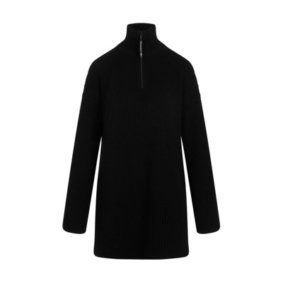 Zwarte wollen pullover trui Balenciaga , Black , Dames