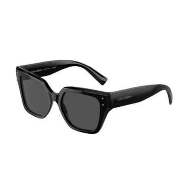 Zwarte zonnebril met donkergrijze lenzen Dolce & Gabbana , Black , Unisex