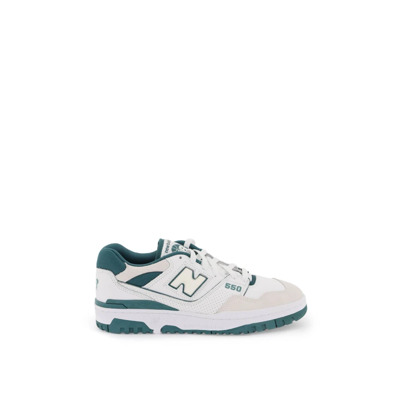 550 Leren Sneakers met Zijperforaties New Balance , Multicolor , Heren