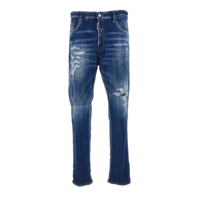 642 FIT Jeans Dsquared2 , Blue , Heren