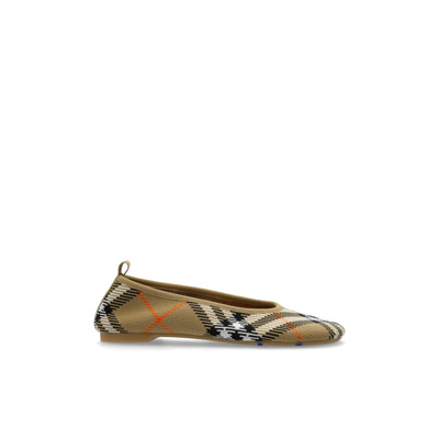 Ballet Flats 'Knit' Burberry , Beige , Dames