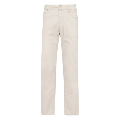 Bard Katoenmix Broek Jacob Cohën , Beige , Heren