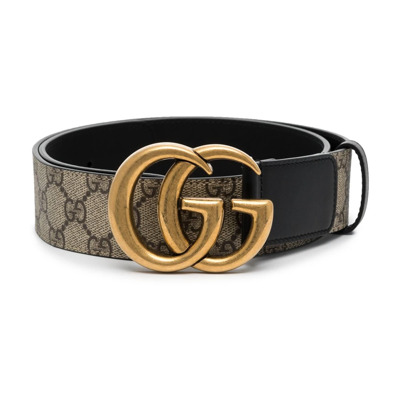 Beige GG Supreme Marmont Riem Gucci , Beige , Dames