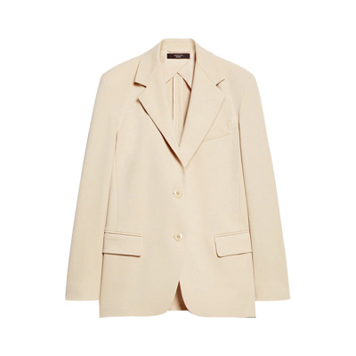 Beige Weekend Jas Max Mara Weekend , Beige , Dames