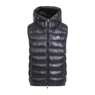 Blauwe Barant Vest voor Mannen Moncler , Blue , Heren