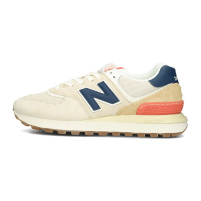 Blauwe Lage Sneaker U574 Stijl New Balance , Multicolor , Heren