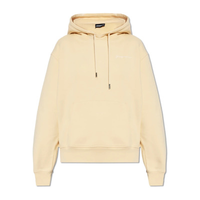 'Brode' hoodie met logo Jacquemus , Beige , Dames