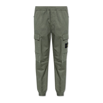 Broek met logo Stone Island , Green , Heren