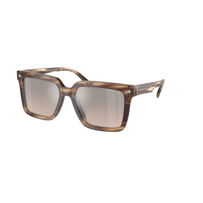 Bruin Zwart Zonnebril Model Abruzzo Michael Kors , Brown , Dames