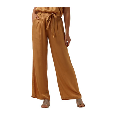 Camel Satijnen Broek Summum Woman , Brown , Dames