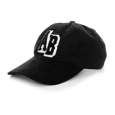 Canvas Baseball Cap met Ventilatiegaten Anine Bing , Black , Heren