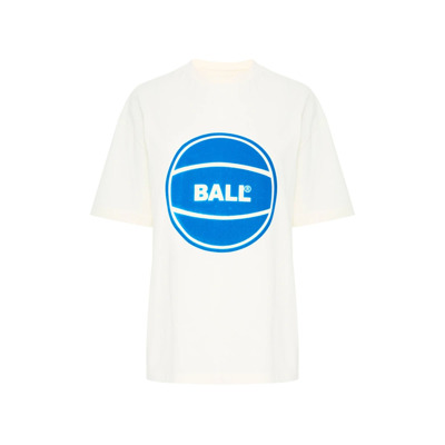 Cirkel Tee Blouse Off White Ball , White , Dames