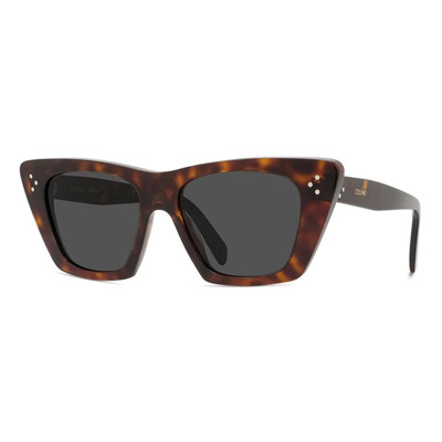 Donker Havana/Rook Zonnebril Celine , Brown , Unisex