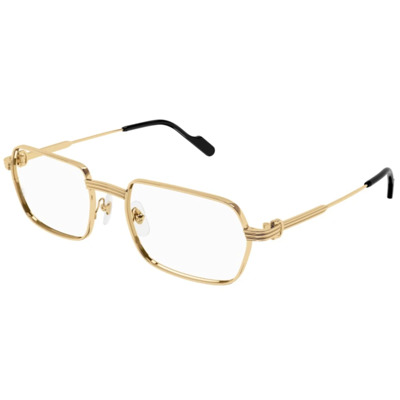 Elegante Bril Ct0483O Cartier , Yellow , Unisex