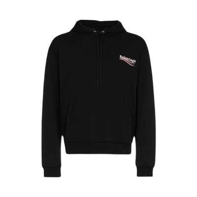 Geborduurde hoodie Balenciaga , Black , Heren