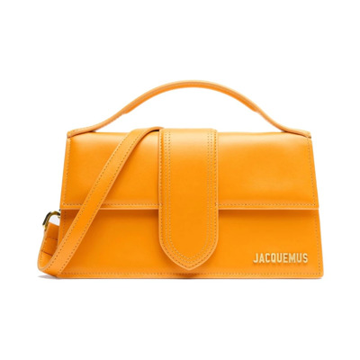 Gele Leren Crossbody Tas Jacquemus , Yellow , Dames