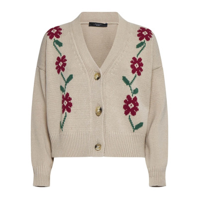 Gezellige Teulada Sweaters voor Weekend Max Mara Weekend , Beige , Dames