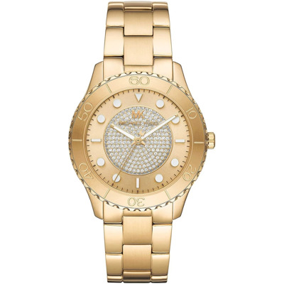 Gouden Roestvrijstalen Dameshorloge Mk6911 Michael Kors , Yellow , Dames