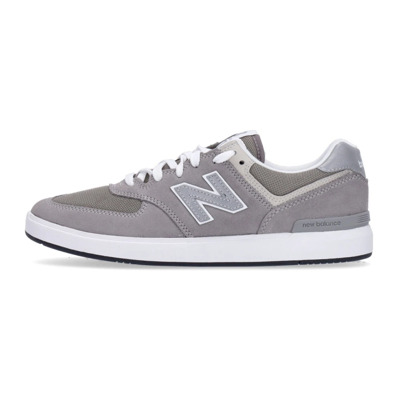 Grijze 574 Lage Sneakers Vetersluiting New Balance , Gray , Heren