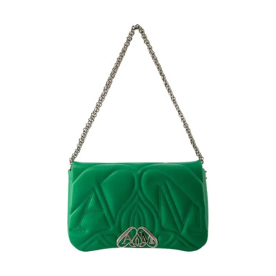 Groene Crossbody Tas van Kalfsleer Alexander McQueen , Green , Dames