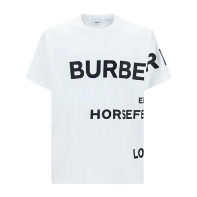 Harlford Heren T-shirt Burberry , White , Heren