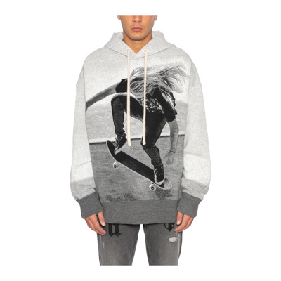 Hoodies Palm Angels , Gray , Heren