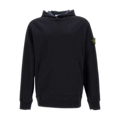 Hoodies Stone Island , Black , Heren