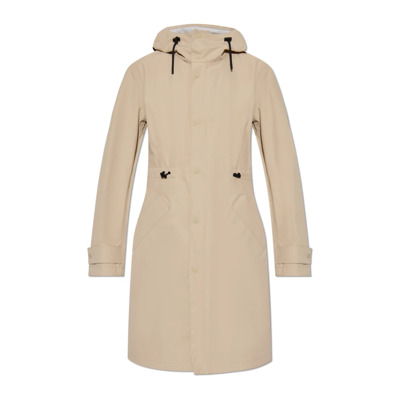 Jas met capuchon Burberry , Beige , Dames