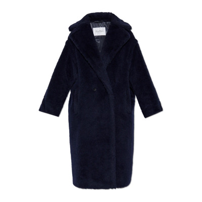 Jas met kraag Max Mara , Blue , Dames