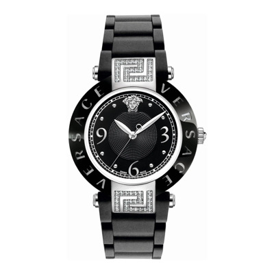 Keramische Diamant Reve Horloge Versace , Black , Heren