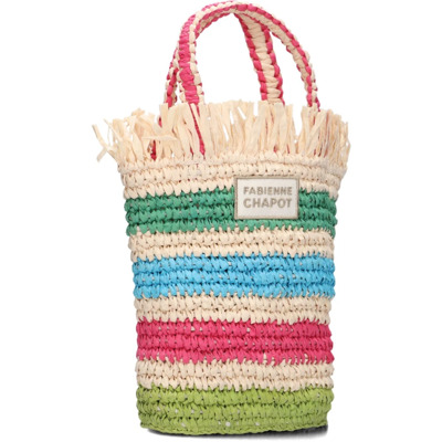 Kleurrijke Mini Tote Tas voor Vrouwen Fabienne Chapot , Multicolor , Dames