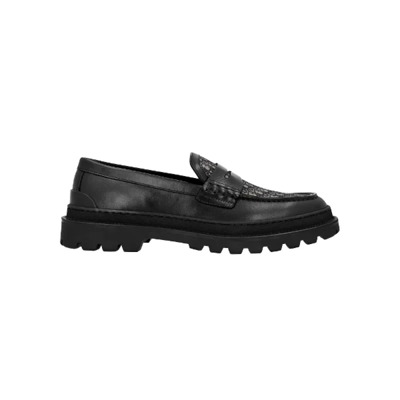 Leather flats Dior , Black , Heren